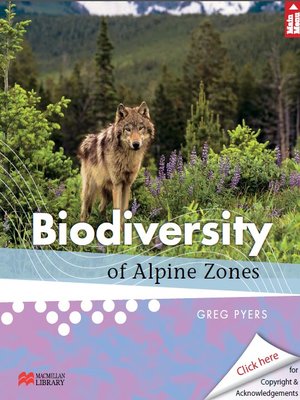 cover image of Biodiversity of Alpine Zones